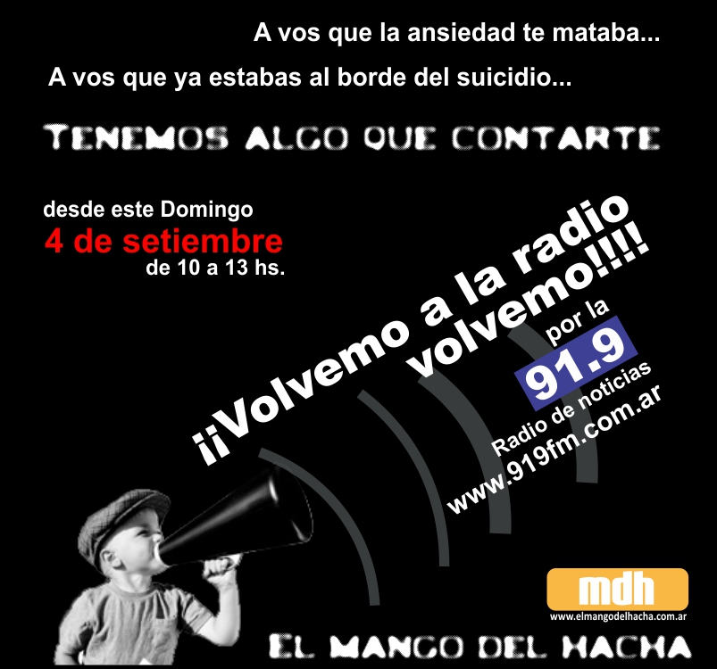 Volvemos a la radio!